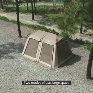 Tenda Naturehike Village 13 CNH23ZP12003: Tenda Glamping Estetik Keluarga & Tenda Camping Kemah Piknik Besar