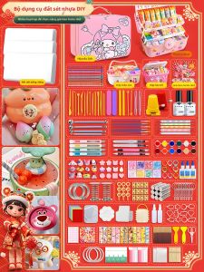 Bộ Đồ Chơi Tự Làm Bột Nhồi Từ Chất Sắt Cho Trẻ Em