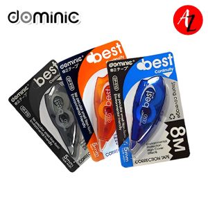 DOMINIC DP-902 School Office Correction Tape (12M) - Cover Up Mistakes Easily SOLD BY PIECE
