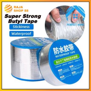 Lakban Anti Bocor Aluminium Foil Waterproof Tape Tahan Panas Anti Air Serbaguna