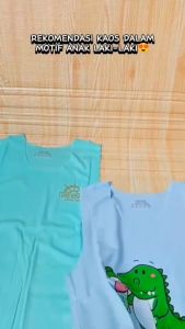 DRBJA010 Singlet Pakaian Dalam Anak Laki Laki Kaos Kutang Cowok