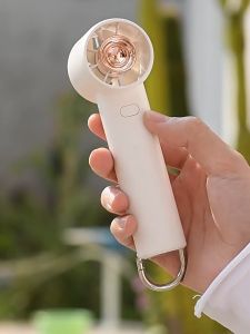 YIOMIO Mini Fan Portable Handheld Rechargeable Electric Fan 3 Speeds Bladeless Turbo Ultra-quiet Desk Cooling Fan Suitable For Summer Outdoor Students
