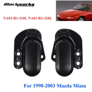 NA01-R1-310L NA01-R1-320L 1 Pair Left & Right Soft Top Convertible Roof Latch Lock Fits for 1990-2003 Mazda Miata Black