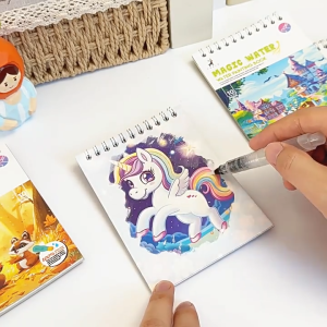 Magic Water Drawing Book Reusable Doodle Coloring Book for Kids - Buku Mewarna Air Kanak-kanak