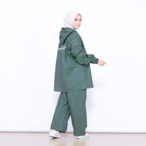 JAS HUJAN AKULA RAINCOAT Anti rembes Lentur elastis bahan PVC 025