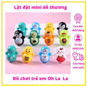 Combo 50 20 10 đồ chơi lật đật mini Doraemon Pikachu và nhiều mẫu hot trend dễ thương cho bé