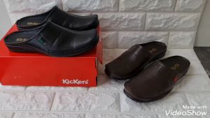 Sandal Selop Pria Kulit Asli Kickers / Sandal Formal Wedding Acara Adat