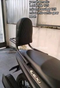 sandaran senderan belakang jok motor mio m3 mio z mio s mio gear xride lexi xeon soul gt 125