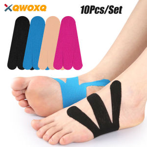 10Pcs/Set Kinesiology Tape for Foot Arches Plantar Fasciitis Running Athletic Tape Durable Tape for Sports Long-Lasting Support