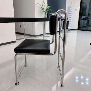 Vintage Designer Stainless Steel Chair