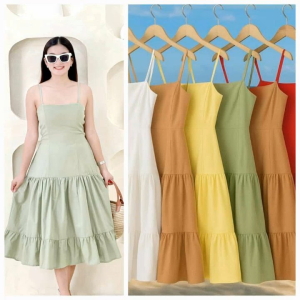 Summer Beach Casual Dress   - xs to medium  - classy and elegant - timeless classic  - timeless piece - casual office or party - classic piece - super kapal ng tela - hindi kayo magsisi - our aim is to produce quality clothes - premium fabric - excellen