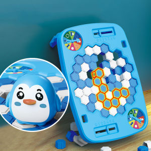 Knocking Ice to Save Penguin Icebreaker Toy Boys and Girls Childrens Puzzle Thinking Training Focus Parent Child Interactive Board Game