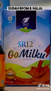 SR12 Go Milku Coklat | Susu Kambing Etawa Rasa Cokelat | Susu Pertumbuhan Anak & Dewasa | Kesehatan Tulang Lambung Imunitas