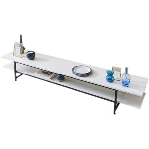 Modern Minimalist TV Cabinet Stand Living Room Floor Mounted Home Use Small Table Super Narrow Multi-Functional Storage Unit
