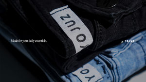 YOJUZ - Leather Biker Patch Black (Celana Panjang Jeans) (Skinny Jeans)