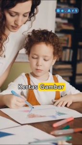 Kertas Gambar Mewarnai Anak A4 Mario Bros & Doraemon