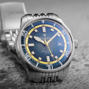 CADISEN Automatic Mechanical Watch Man Silver Business Casual Waterproof Watch Japan MIYOTA 8215 Movement Domed Glass Mens Watch