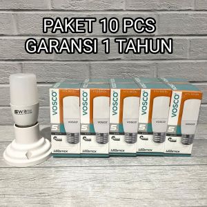 PAKET 10 PCS VOSCO LAMPU LED STICK 5W 5 WATT CAHAYA PUTIH SNI GARANSI 1 TAHUN