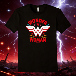 hot toys | Wonder Woman Kids T-Shirt Classic Comic Book Short Sleeve Cotton Tee for Shirts Woman t-shirts Comfortable and Versatile Tops