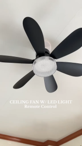 Electric Fan Wall Fan with Remote Control Wall Mounted Ceiling Fan Quiet Air Circulation Turbo Fan