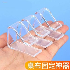 Transparent Non-Slip Tablecloth Plastic Clips Home Use Dining Table Cloth Small Clamp Table Edge Clip Fixed Card Buckle