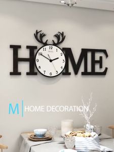 Đồng hồ treo tường hiện đại CL014 - Home KHÔNG CẦN KHOAN TƯỜNG Trang trí phòng khách Kèm pin và bộ kim