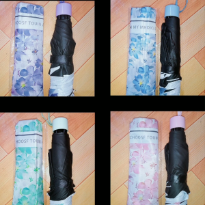 PAYUNG LIPAT 8 JARI MOTIF BUNGA