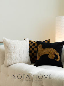 Vintage & Luxe Sofa Bed Headrest Pillow Square Cushion Cover