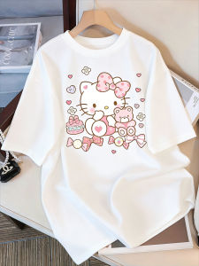 Sanrio | Summer Promotion: Best-selling Sherry Rabbit Pattern Mens and Womens T-shirts. Trendy and Cute Style High-quality T-shirts.