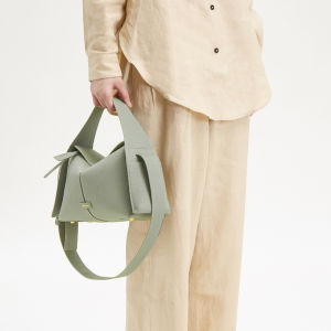 กระเป๋าถือผู้หญิงลายหลังคา Drippyกระเป๋าสะพายหนังลายไม้เต็ม