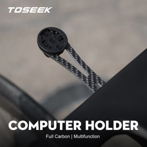 Bike Computer Holder Carbon Cycling Computer Stopwatch Speedometer Mount Holder For Garmin Cateye Bryton Gopro Light Holder