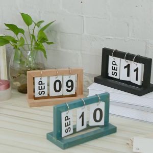 <MARV&CEBU.shop>Nordic ins creative wooden calendar wooden desk desk art small ornaments window ornaments