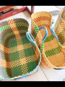 Giỏ Làn Đan Dây Nhựa Tốt Giỏ Đựng Đồ Thủ Công Đủ kích cỡ Đại19 dây đến 22 dây