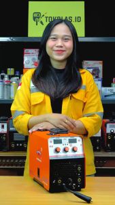 Mesin Las Listrik Travo Las Mig 4 in 1 Daesung MIG 145 XL Multifungsi Flux Cored Tanpa Gas CO Korea Lift TIG Argon MMA Stick Korea