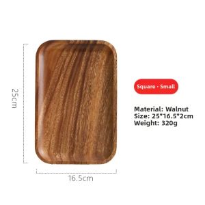 YUANSHANZHU | Multifunctional Walnut Wood Tray