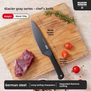 Kuhn Rikon | Titanium Coated Stainless Steel Chefs Knife