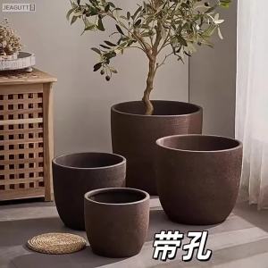 jeagutt | Breathable Clay Large Flower Pot