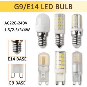 3ชิ้นหลอดไฟ Led G9 3W 2W AC 220V 230V G9โคมไฟ Led E14 SMD2835 G9ไฟขั้วเกลียวเปลี่ยน30W 40W หลอดไฟ Led ติดบ้านตู้เย็นฮาโลเจน