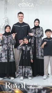 SARIMBIT ETHICA 2025 ROYAL 65 SILHOUTTE TERBARU SET KELUARGA LEBARAN PREMIUM KEKINIAN TERMURAHH