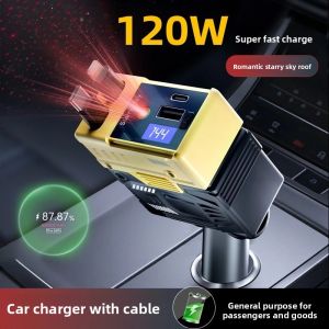 FLAME LIGHT | Multi-Device Super Fast 120W Car Charger