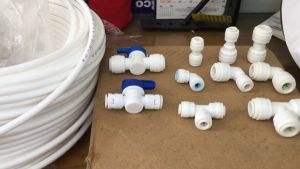 Water Filter Elbow Connector Water Purifer Accessories Water Dispenser Elbow RO water Connector 1/4" 3/8"