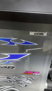 STRIPING TRANSPARAN MEGA PRO MOTIF SISIK STICKER BAHAN BENING UV