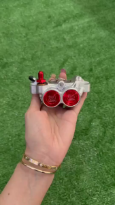 Brake Caliper CNC TYPE 8.1 Radial Mount with Bracket Wave 125 ( 20a Copy ) Made in Thailand