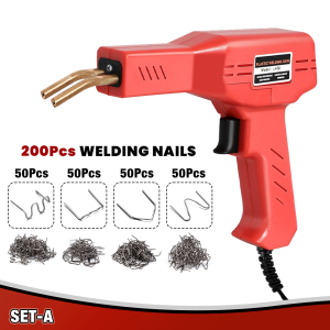 220V/110V Plastic Welder Cordless Car Bumper Repair Kit DIY Plastic Welding ToolHot Stapler Optional 200/800 Welding Staples