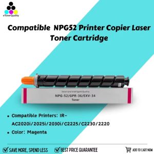 eTONER Compatible Magenta NPG52 Printer Copier Laser Toner Cartridge IR-AC2020i for Canon