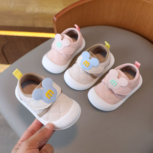 Anti-slip Soft Bottom Baby Learning Walk Shoes Mid-top