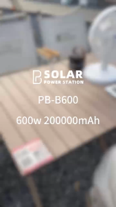 PB SOLAR Portable Power Station 220V-250V 600W AC Output 600WH 200000mah Outdoor Camping Large capacity Multifungsi