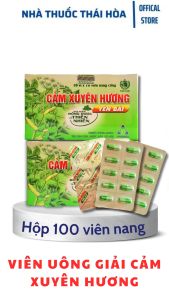 Viên Uống Cảm Xuyên Hương - Giải Cảm Cúm Giảm Hắt Hơi Sổ Mũi Nhức Đầu - Hộp 100 viên