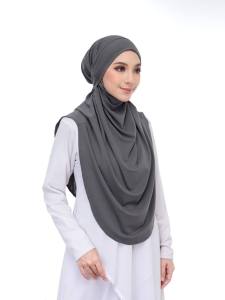 TUDUNG SARUNG INSTANT TIE MARWA MOSCREPE PREMIUM