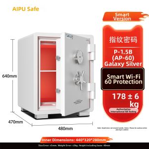 Fireproof Fingerprint Password WIFI Large Safe